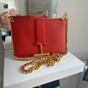 NEW Tom Ford bag with gold chain. Mint Condition!